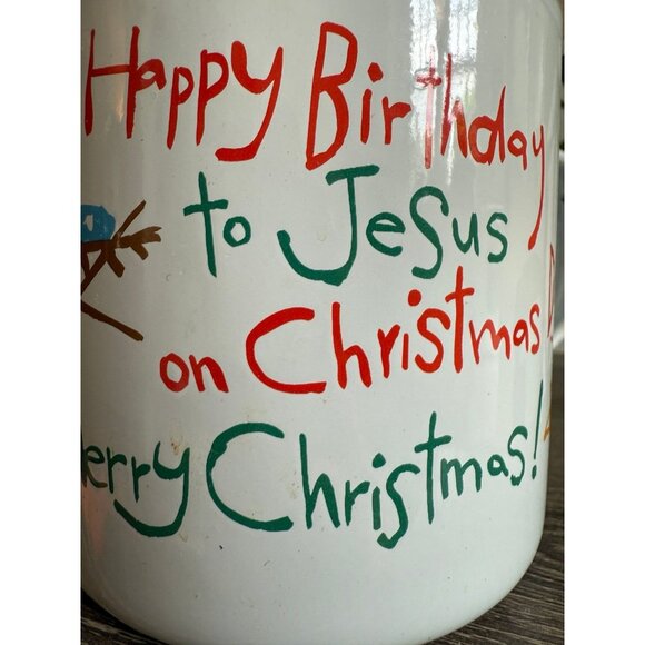 Happy Birthday to Jesus Christmas mug - Picture 3 of 7